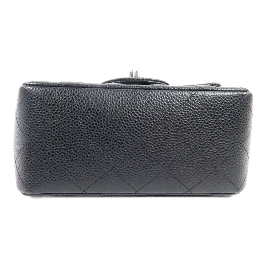 CHANEL 牛皮皮革Mini Classic 17鏈帶肩背袋-3