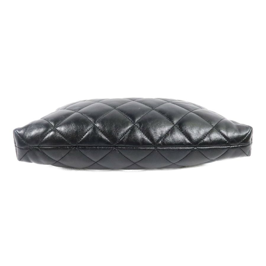 CHANEL 羊皮皮革Hobo Bag鏈帶肩背袋-3