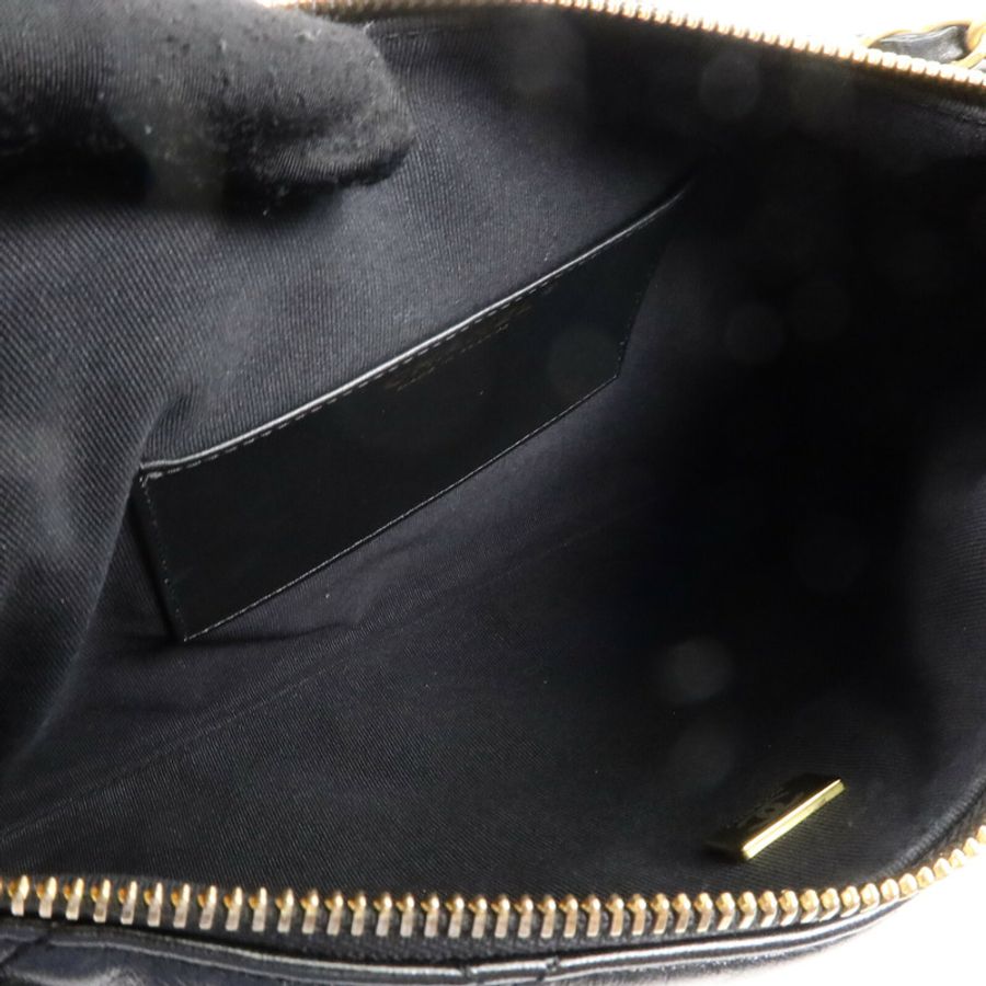 CHANEL 羊皮皮革Hobo Bag鏈帶肩背袋-4