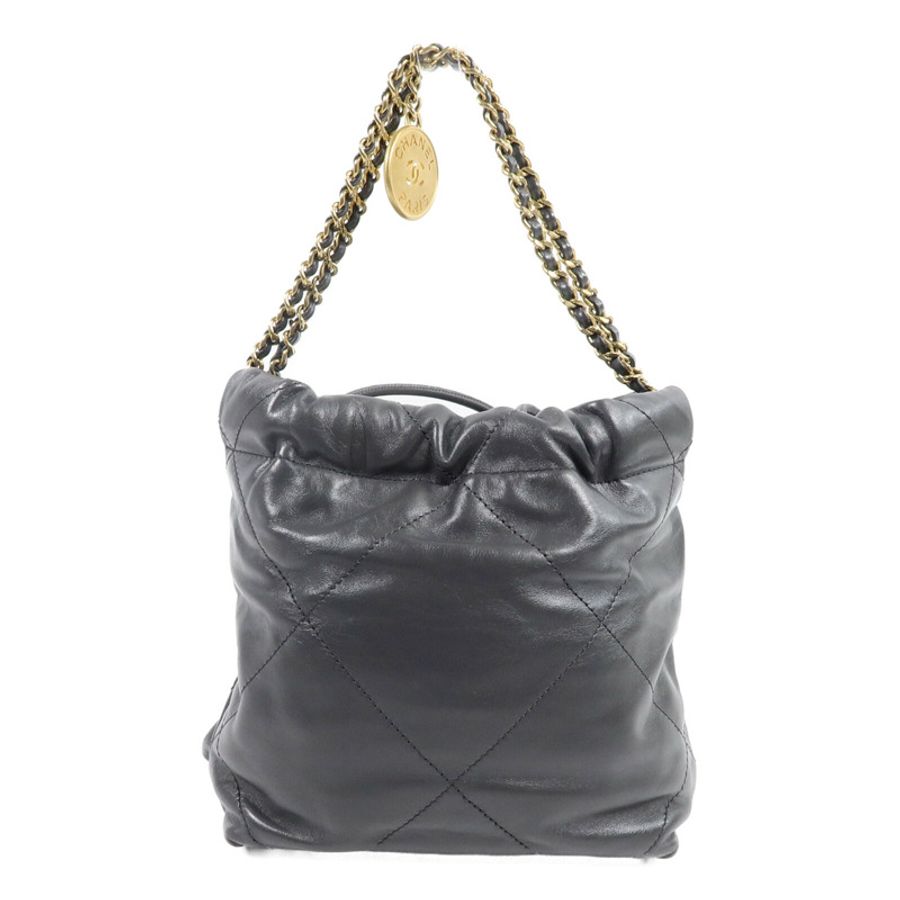 CHANEL 牛皮皮革Mini 22手挽肩背兩用袋-1