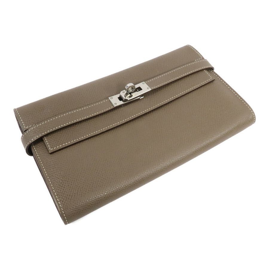 HERMES Epsom皮革Kelly Wallet長錢包-2