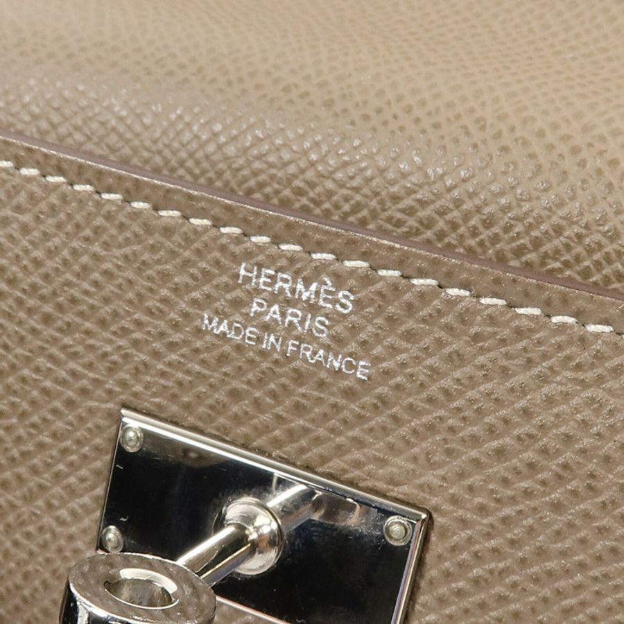 HERMES Epsom皮革Kelly Wallet長錢包-6