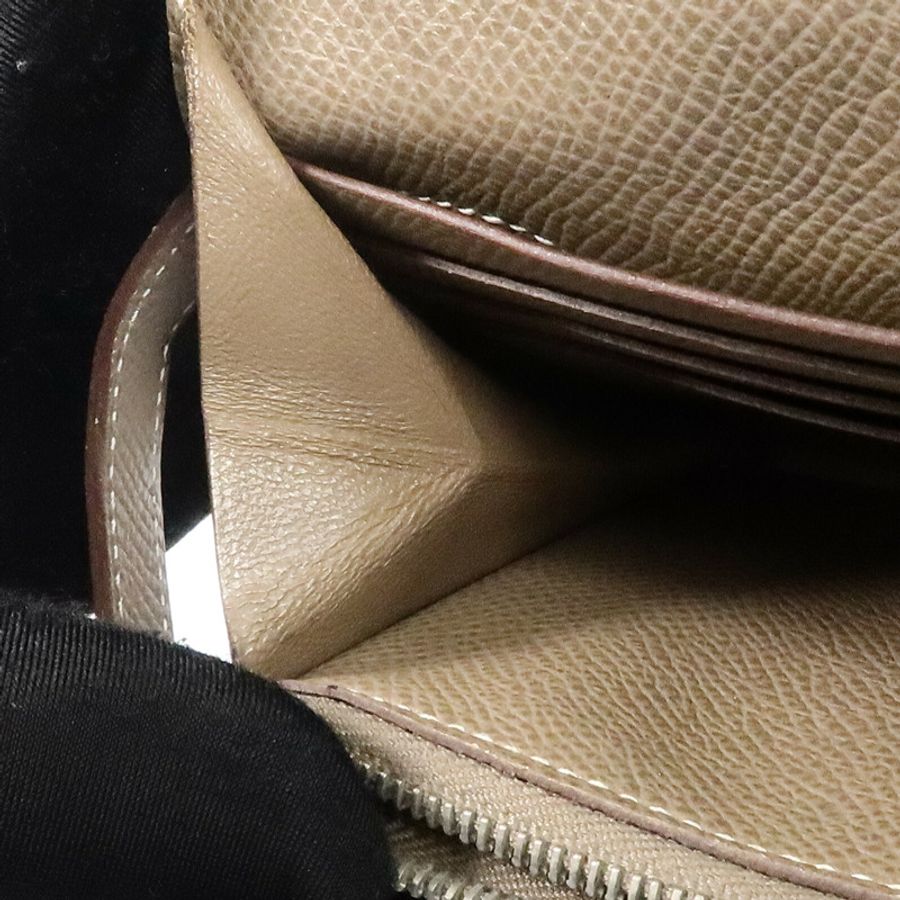 HERMES Epsom皮革Kelly Wallet長錢包-16
