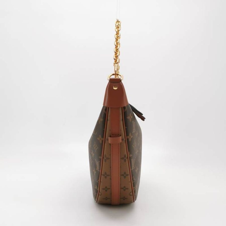 Louis Vuitton (LV) Loop牛皮Monogram印花子母包斜背包單肩包晶片款-4
