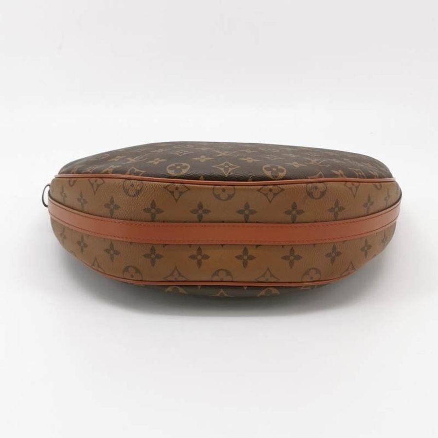 Louis Vuitton (LV) Loop牛皮Monogram印花子母包斜背包單肩包晶片款-5