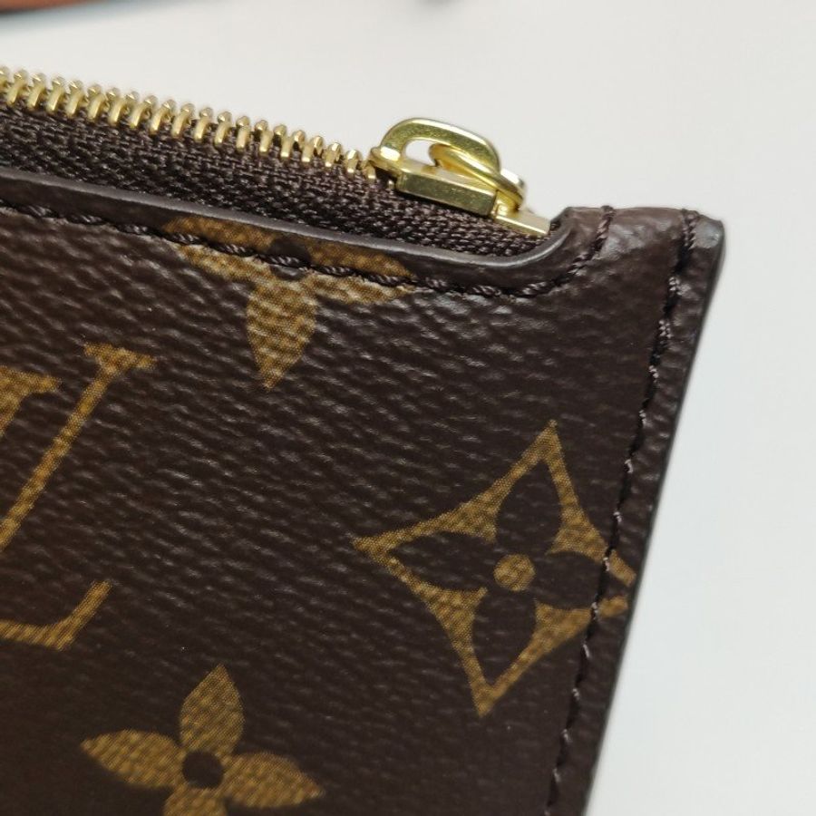 Louis Vuitton (LV) Loop牛皮Monogram印花子母包斜背包單肩包晶片款-21