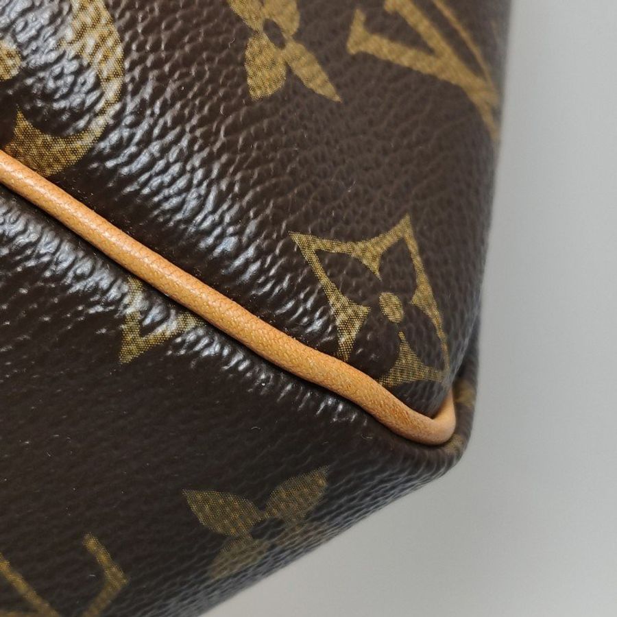 Louis Vuitton (LV) Speedy30植鞣革Monogram印花波士頓包手提包-14