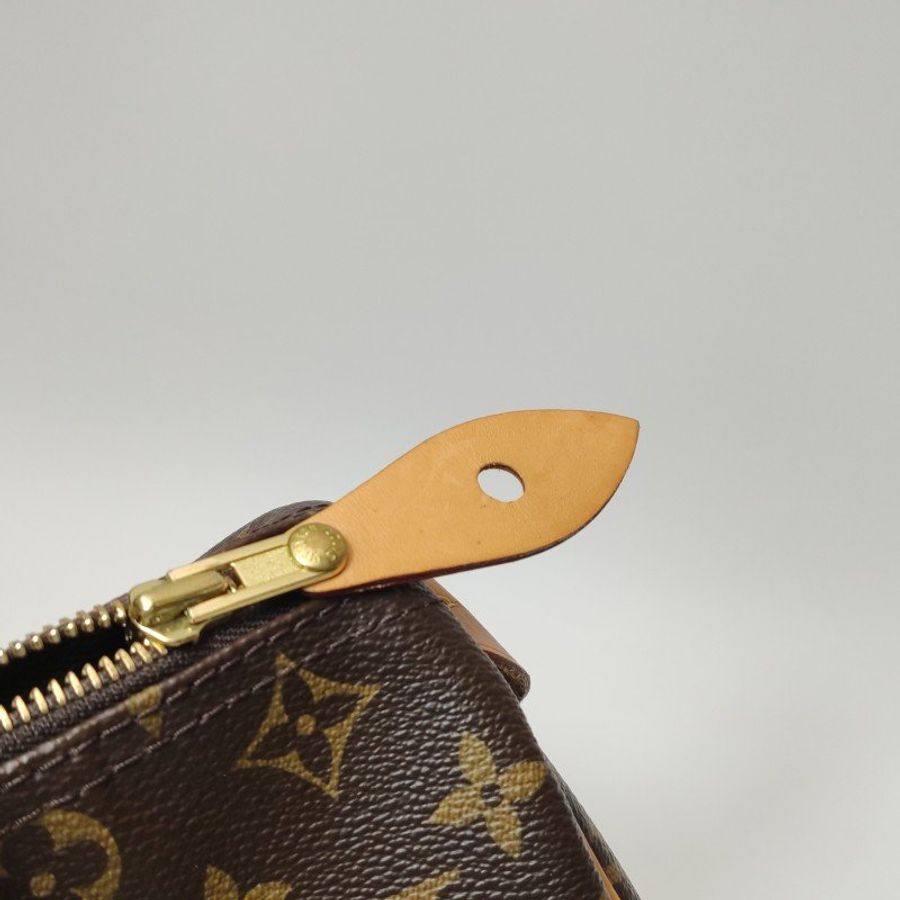 Louis Vuitton (LV) Speedy30植鞣革Monogram印花波士頓包手提包-18