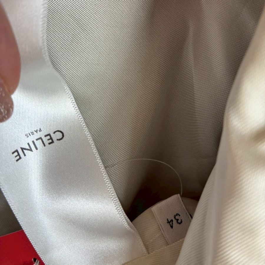 Celine 深藍/白logo棒球外套34-27