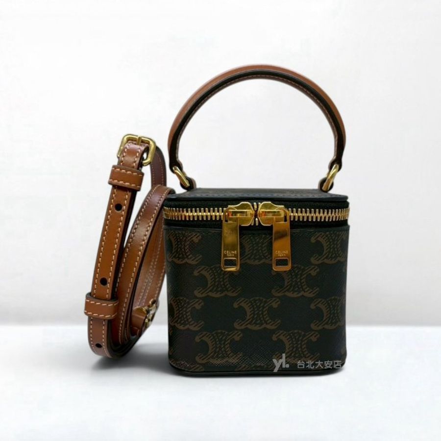 A13361-CELINE Vanity Case Mini 老花凱旋門小方盒10J762CZ1.04U-0