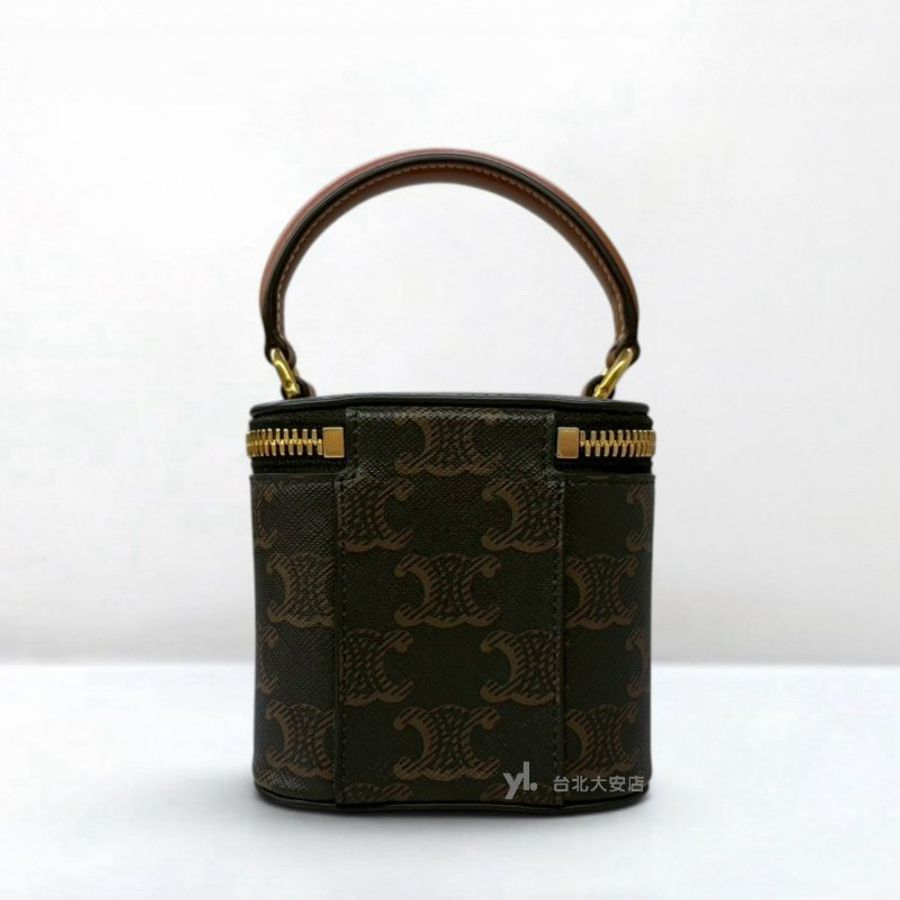 A13361-CELINE Vanity Case Mini 老花凱旋門小方盒10J762CZ1.04U-3