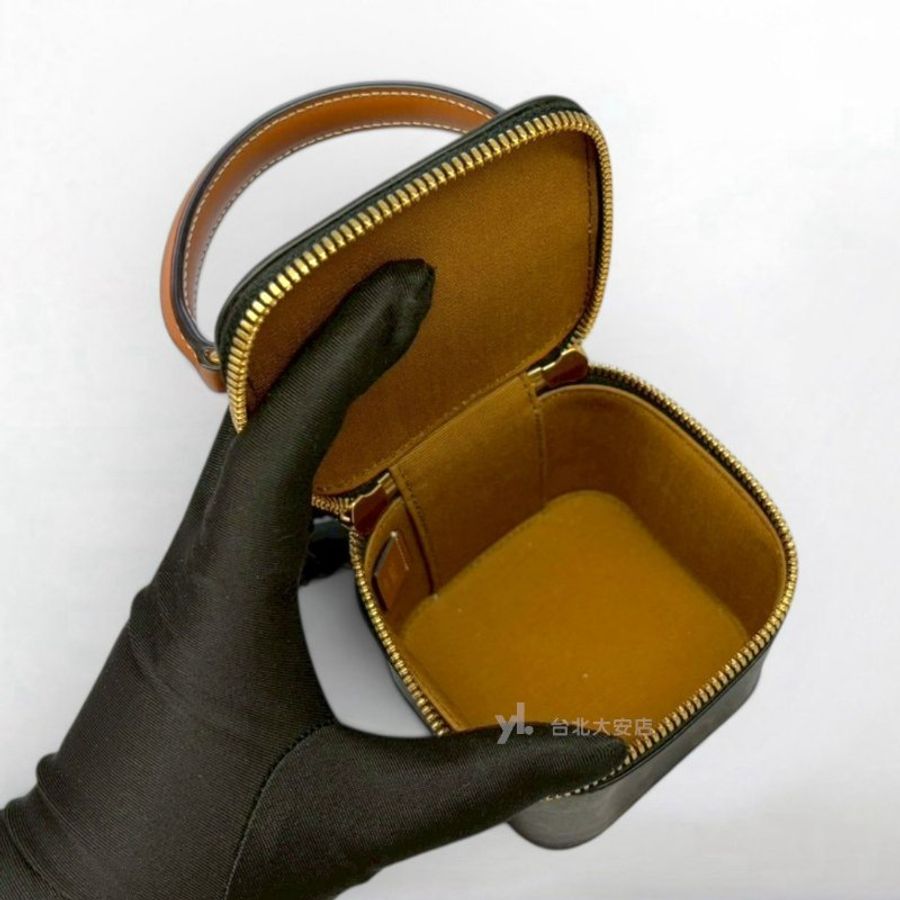 A13361-CELINE Vanity Case Mini 老花凱旋門小方盒10J762CZ1.04U-5