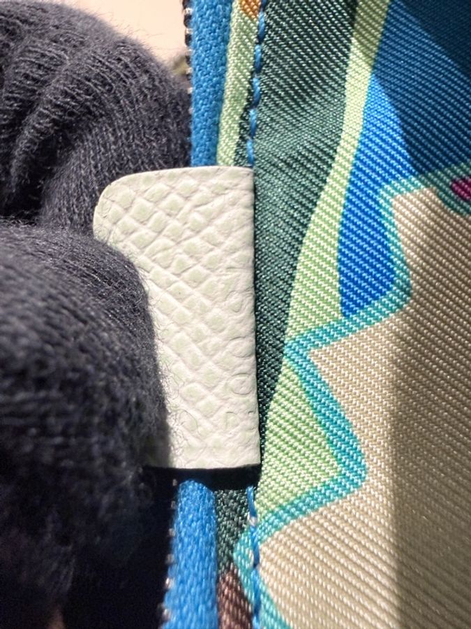 Hermes✨silk in 絲巾短夾拉鍊錢包 B刻-40