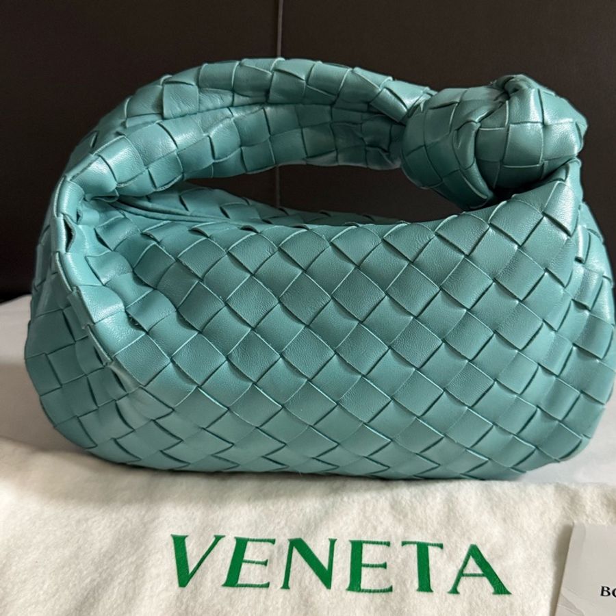 Bottega Veneta葆蝶家 BV編織小羊皮餃子包手提包 有塵袋-0