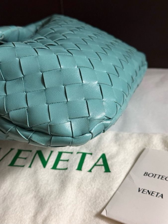 Bottega Veneta葆蝶家 BV編織小羊皮餃子包手提包 有塵袋-6