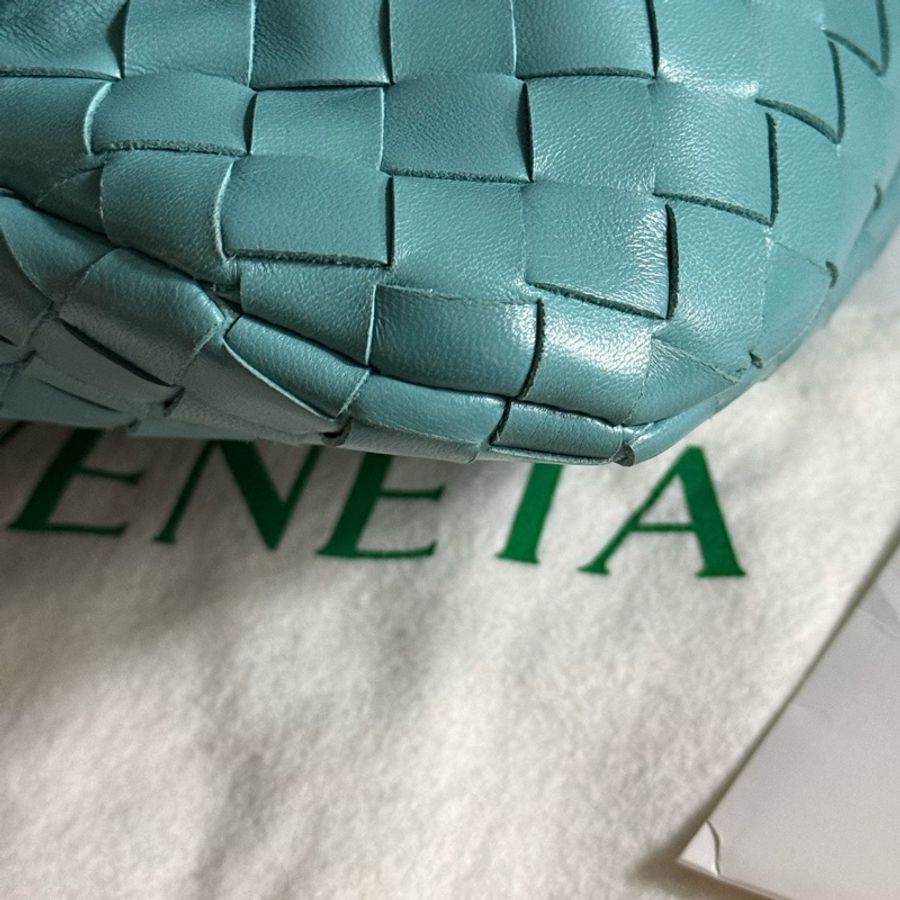 Bottega Veneta葆蝶家 BV編織小羊皮餃子包手提包 有塵袋-10