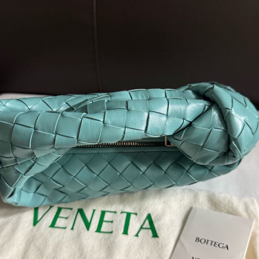 Bottega Veneta葆蝶家 BV編織小羊皮餃子包手提包 有塵袋-11