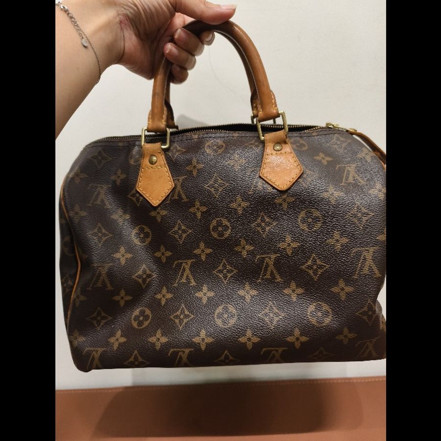 LOUIS VUITTON SPEEDY 30 路易威登波士頓包-0