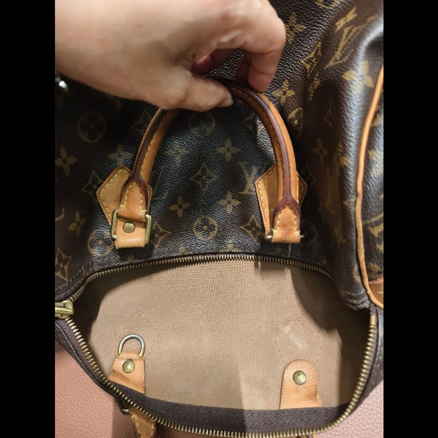 LOUIS VUITTON SPEEDY 30 路易威登波士頓包-15