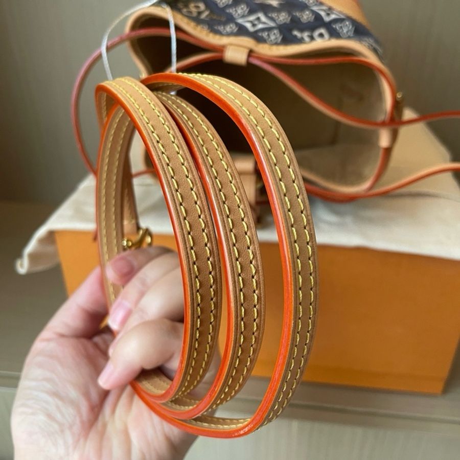 Lv 路易威登 1854系列丹寧燒賣 斜背包 配件:肩帶 塵袋-9