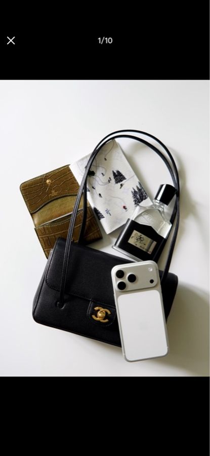 Chanel Preppy Coco 黑金小號 22cm Jennie同款-3