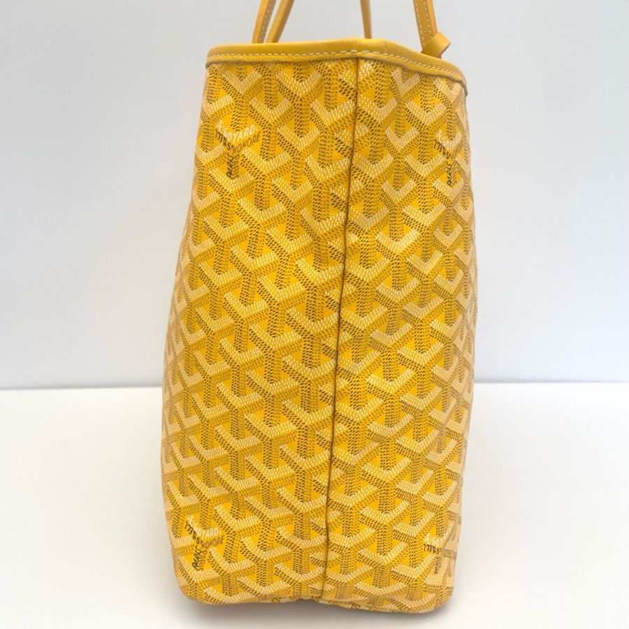 戈雅GOYARD 黃色小號托特包 經典老花帆布 手提肩背 尺寸:28 x 15 x 34-2