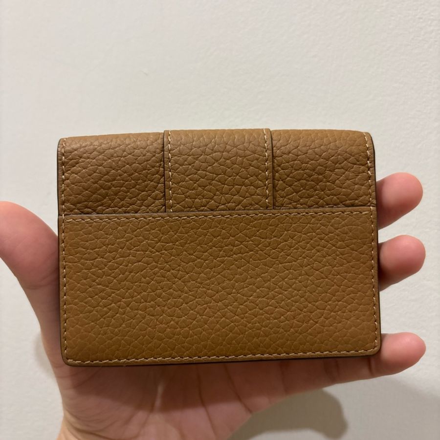 Delvaux Presse Card Holder卡片夾 金棕色-1