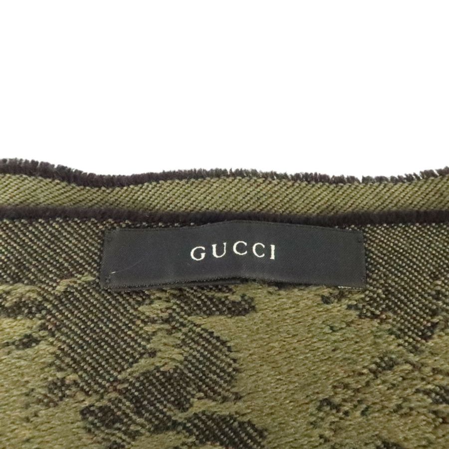 GUCCI 羊毛Scarf 100x65cm圍巾-5