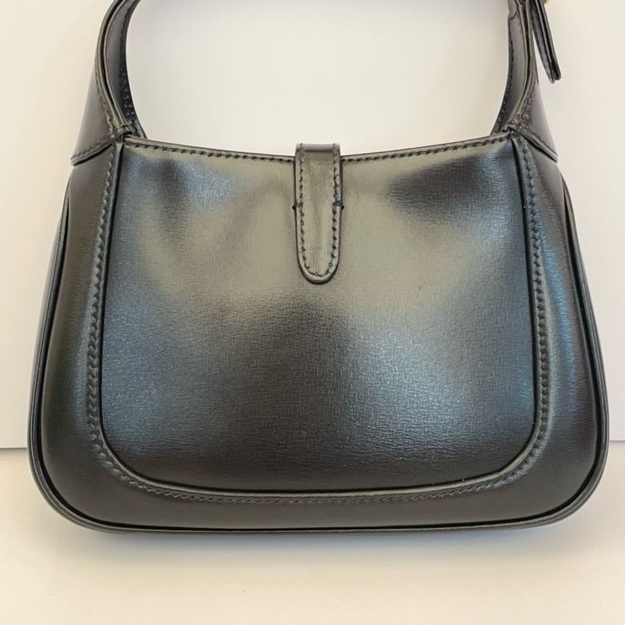 Gucci古馳 Jackie 1961 mini黑金腋下包尺寸:18*3*13-7