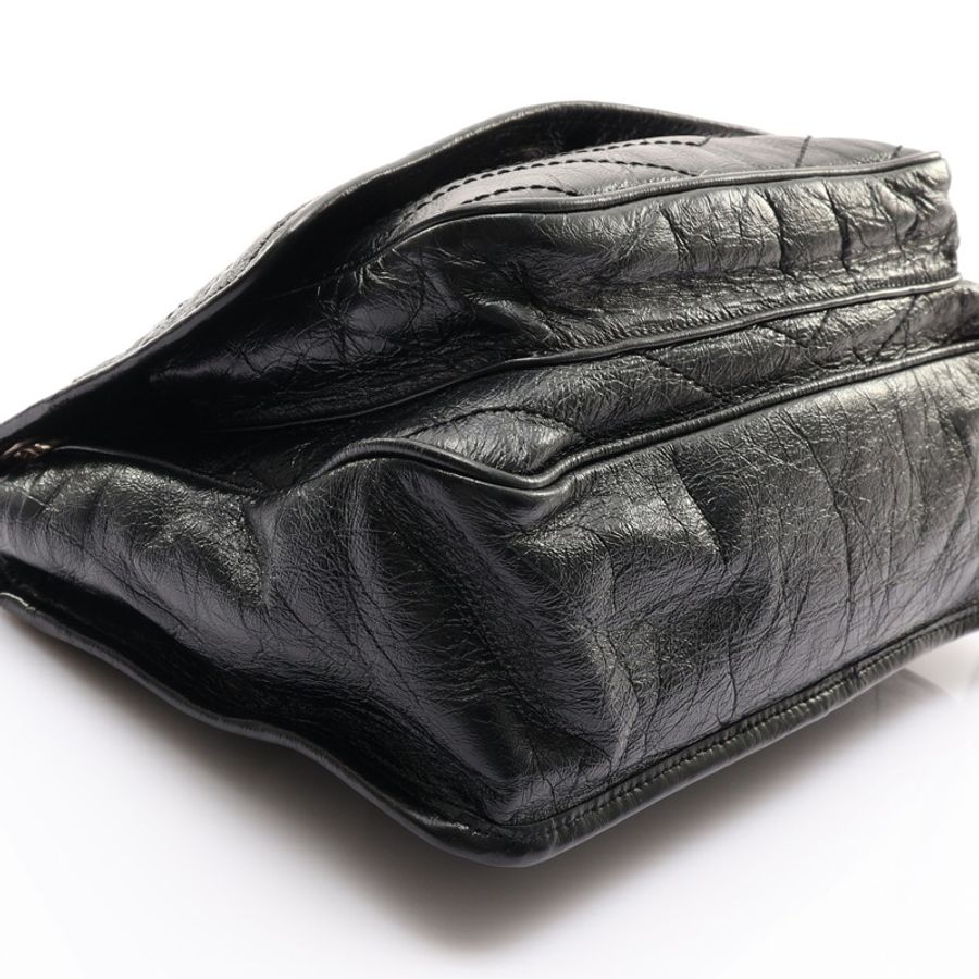 黑色牛皮 Niki 中型 肩背包【SAINT LAURENT YSL 聖羅蘭】 498894-10