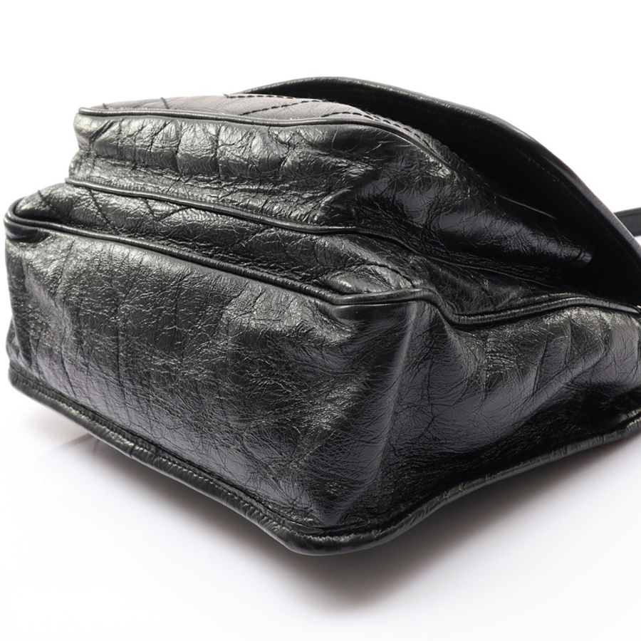黑色牛皮 Niki 中型 肩背包【SAINT LAURENT YSL 聖羅蘭】 498894-11