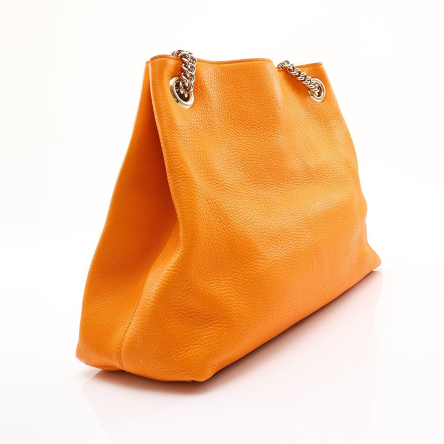 橘色牛皮 Soho 肩背包【GUCCI 古馳】 308982-1