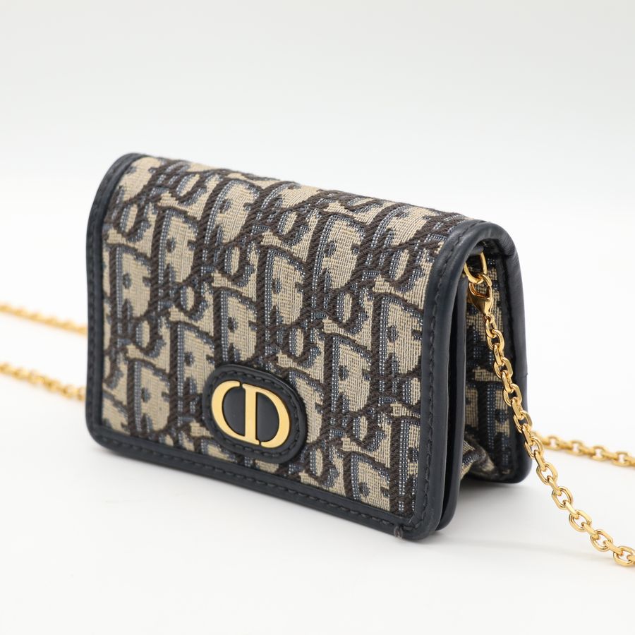 Dior 30 Montaigne 蒙田迷你緹花鏈帶包-3