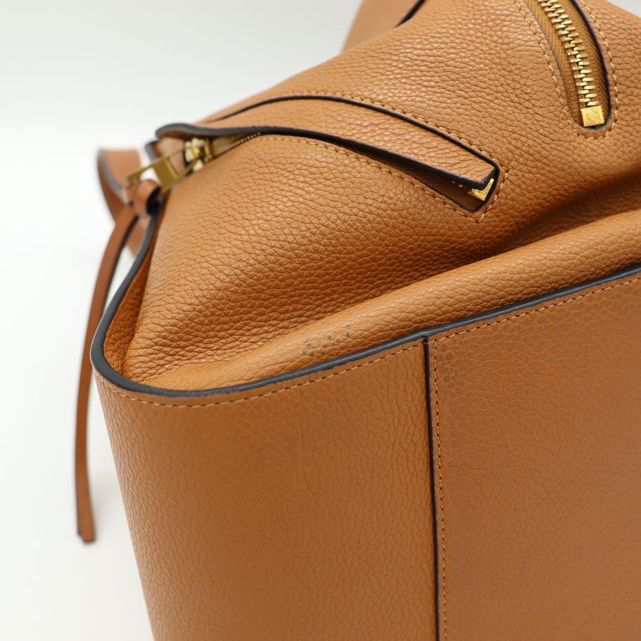 Loewe hammock吊床包 棕色 肩背包-10