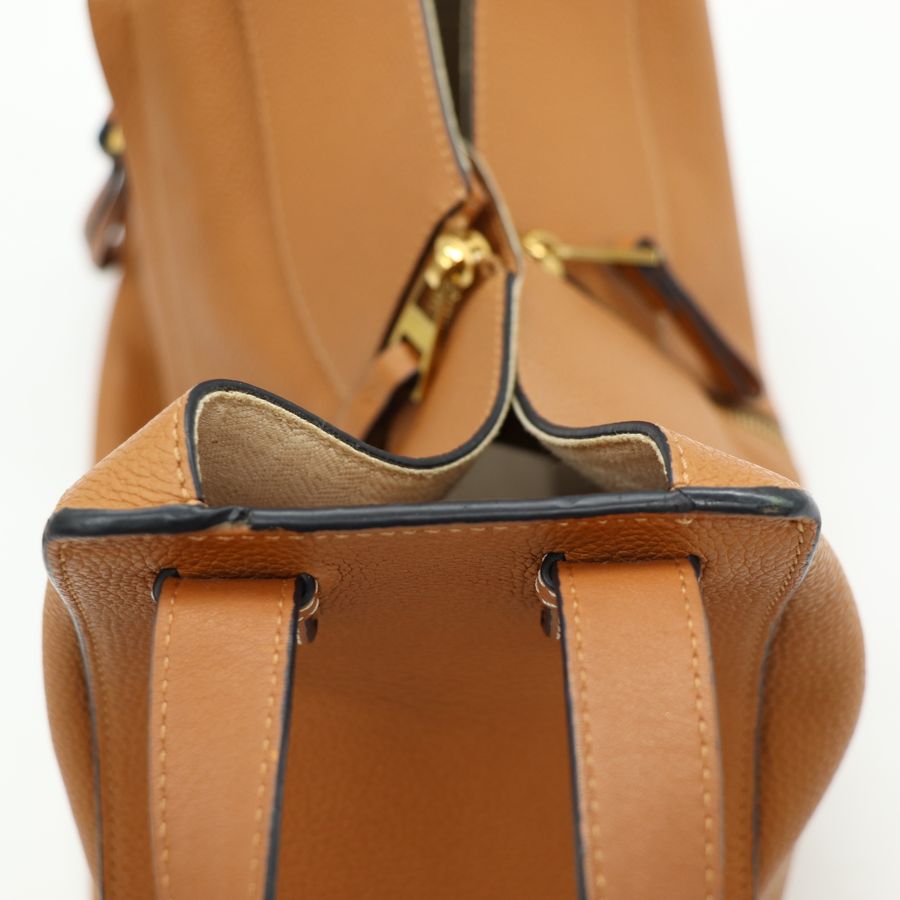 Loewe hammock吊床包 棕色 肩背包-16