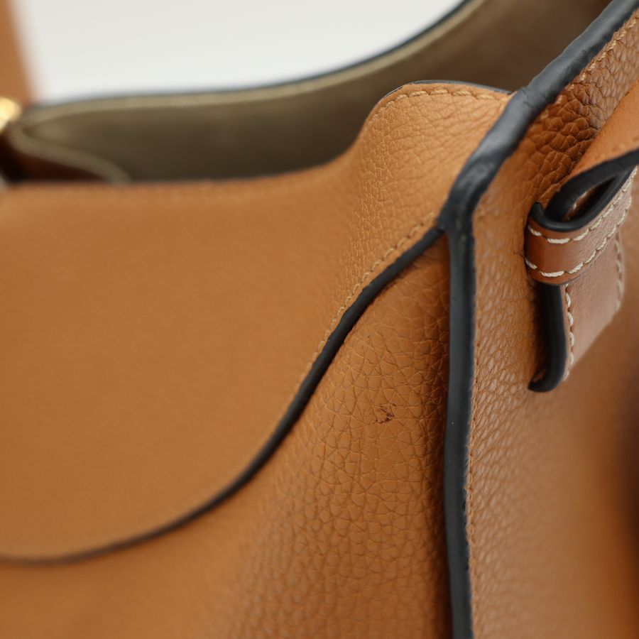 Loewe hammock吊床包 棕色 肩背包-18