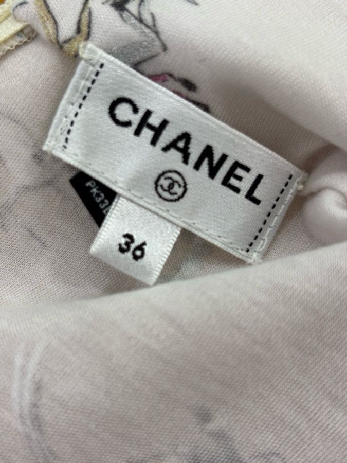Chanel/香奈兒 june25 25N蝴蝶結滿印logo高領打底衫 36碼-2