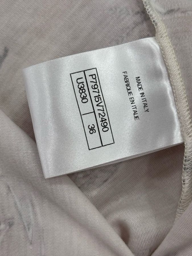 Chanel/香奈兒 june25 25N蝴蝶結滿印logo高領打底衫 36碼-3