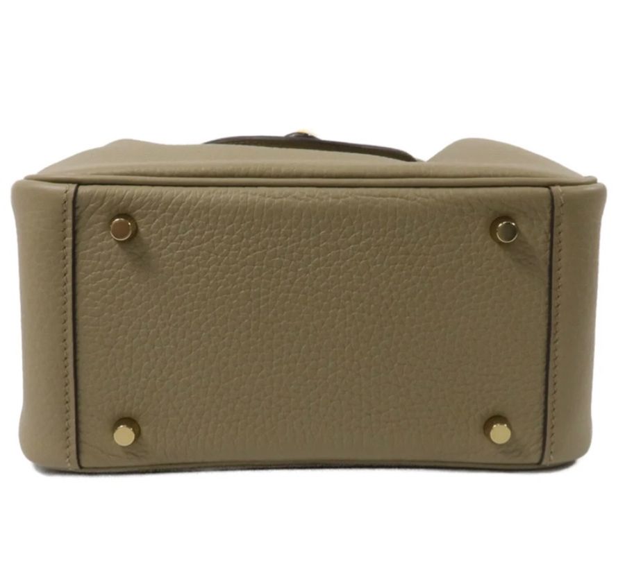 (大熱潮款)New Hermes Mini Lindy II Beige Marfa Gold Hardware 米色馬爾法 (Stamp G)-3