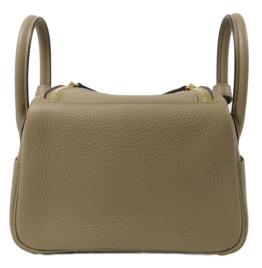 (大熱潮款)New Hermes Mini Lindy II Beige Marfa Gold Hardware 米色馬爾法 (Stamp G)-11