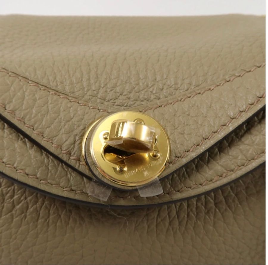 (大熱潮款)New Hermes Mini Lindy II Beige Marfa Gold Hardware 米色馬爾法 (Stamp G)-16