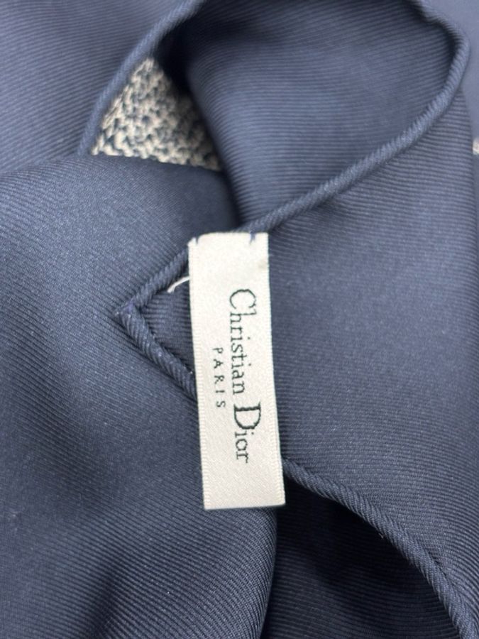 Dior 迪奧 Oblique雙面 桑蠶絲披肩 配件 圍巾/披肩 OS 尺寸:66*200cm-2