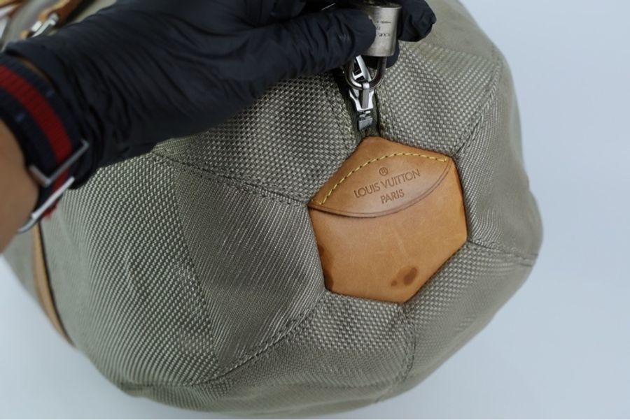 Louis Vuitton Vintage 圓筒旅行肩背包-7