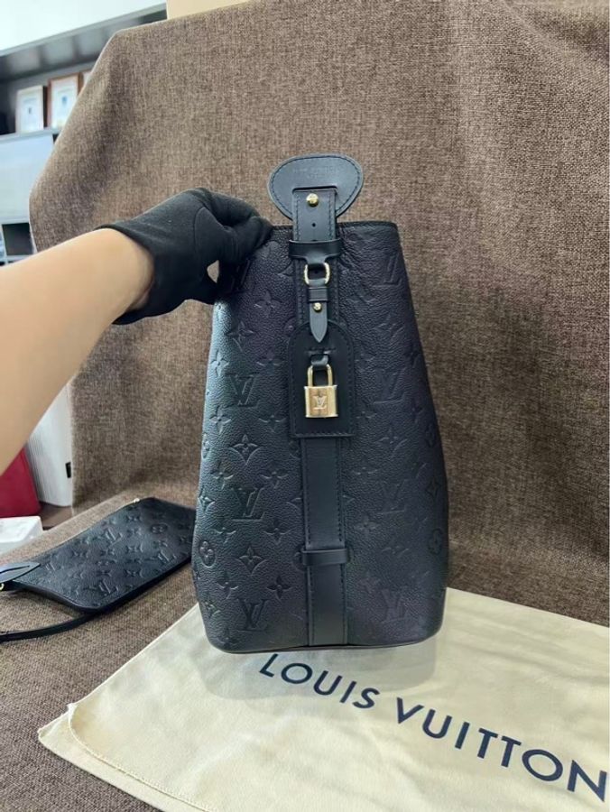 Louis Vuitton 路易威登 Lv all in bb全皮黑大號-7