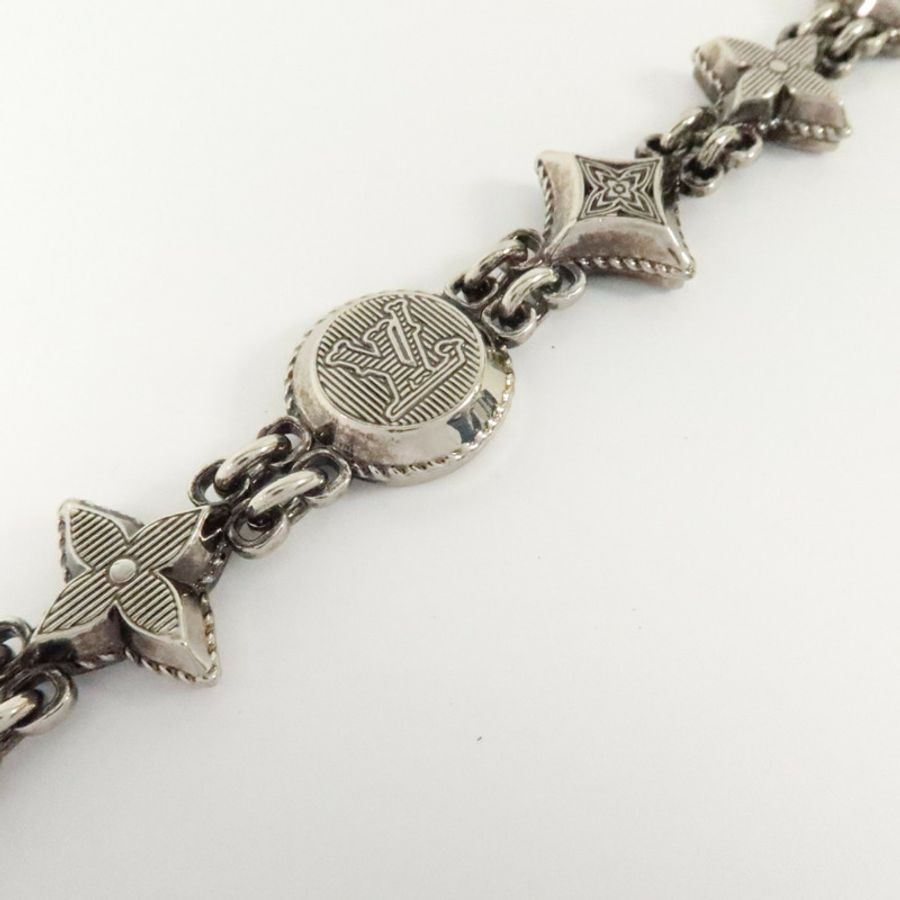 LOUIS VUITTON 金屬Western Chain Belt and Bag Charm銀扣掛飾-5