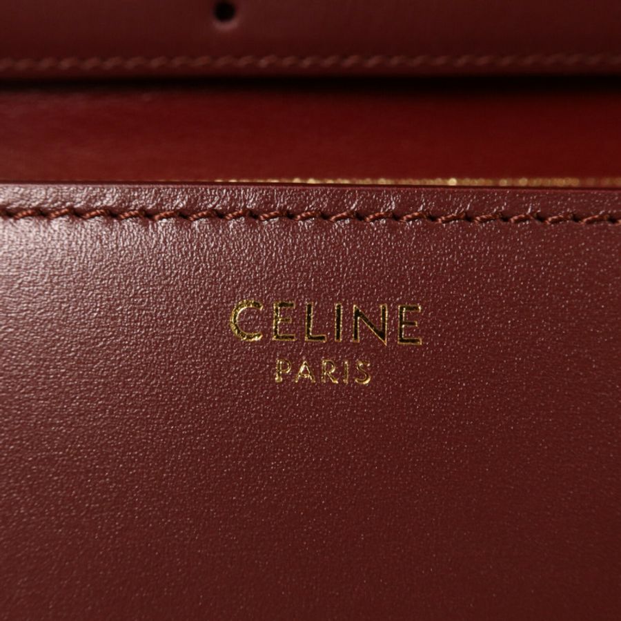 CELINE 牛皮皮革Classic Box Medium肩背袋-5