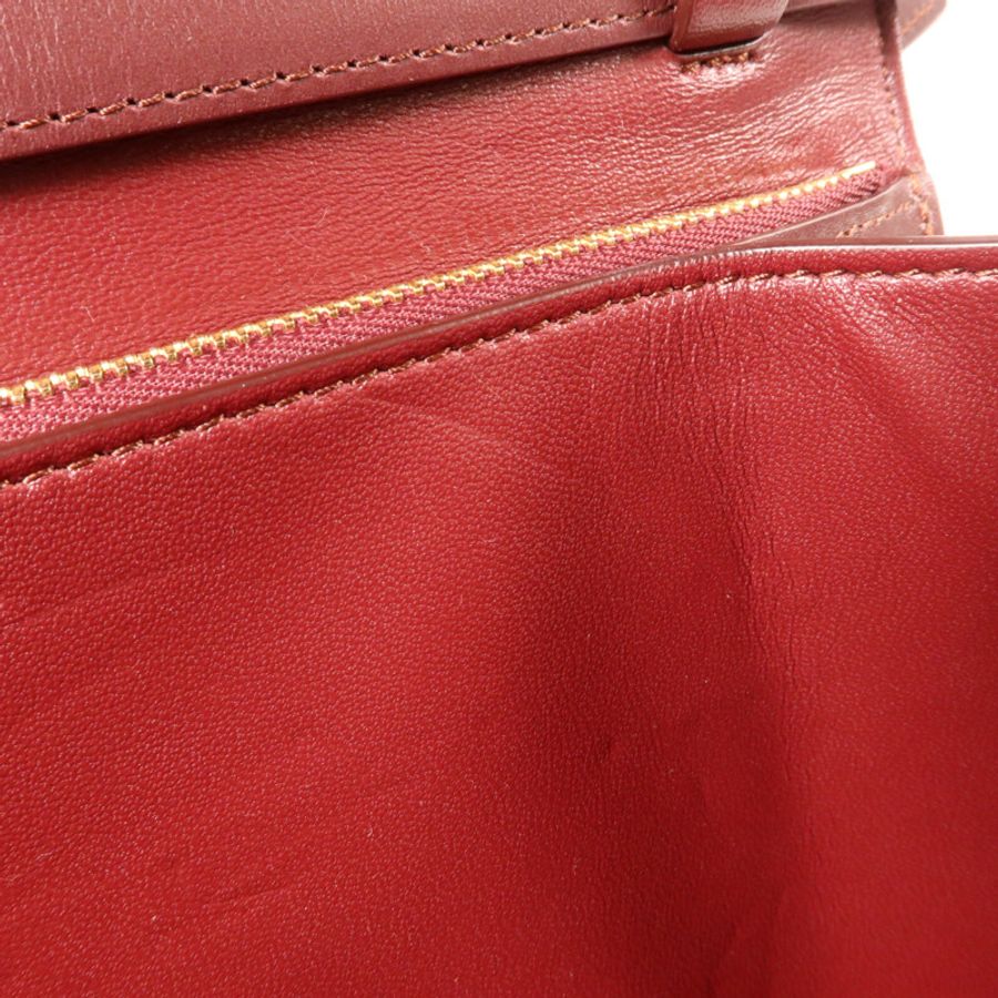 CELINE 牛皮皮革Classic Box Medium肩背袋-16