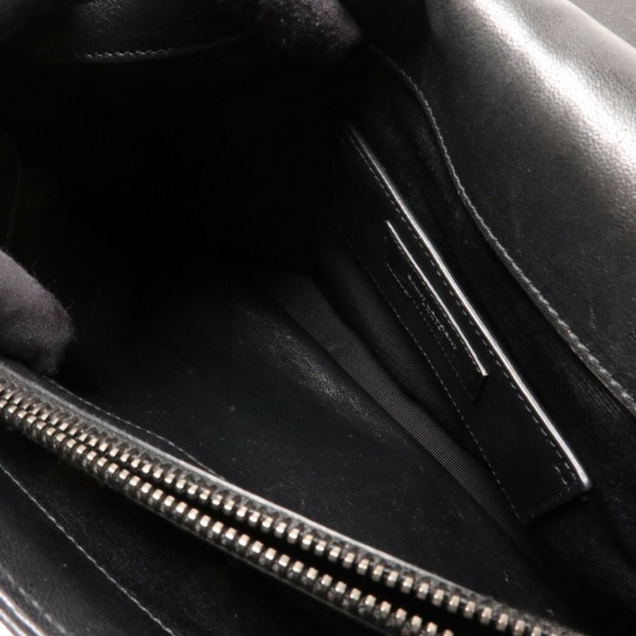 SAINT LAURENT 牛皮皮革College Large鏈帶手挽肩背兩用袋-4