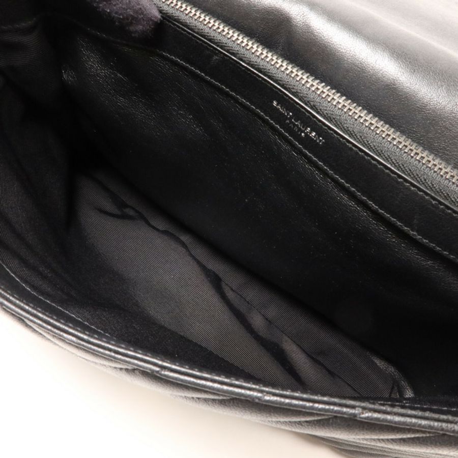 SAINT LAURENT 牛皮皮革College Large鏈帶手挽肩背兩用袋-6