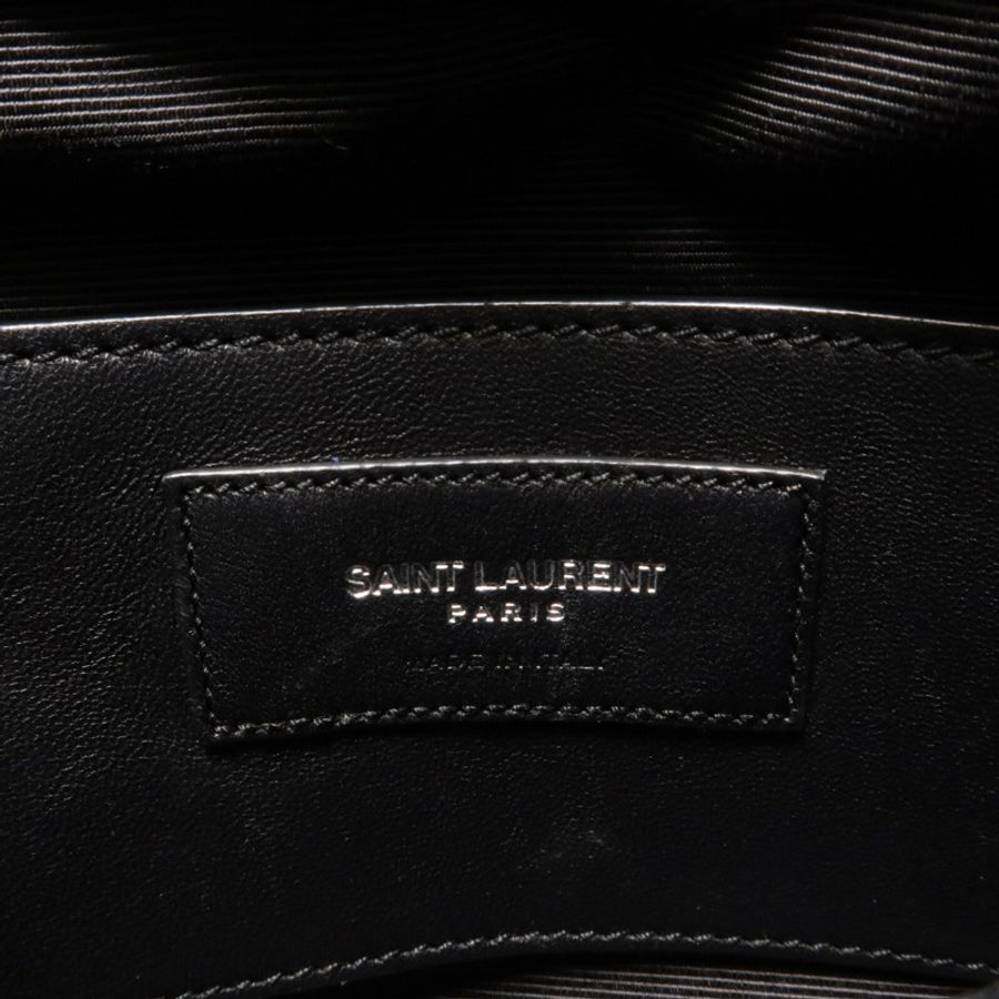 SAINT LAURENT 牛皮皮革College Large鏈帶手挽肩背兩用袋-7